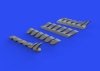 Eduard 648607 Bf 110C/ D/E exhaust stacks for Eduard 1/48